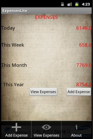 【免費財經App】Expenses Lite-APP點子