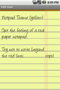 Notepad Theme