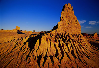 The Walls of China in Mungo National Park, New South Wales' Outback region, Australia.
