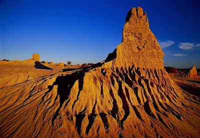 The Walls of China in Mungo National Park, New South Wales' Outback region, Australia.
