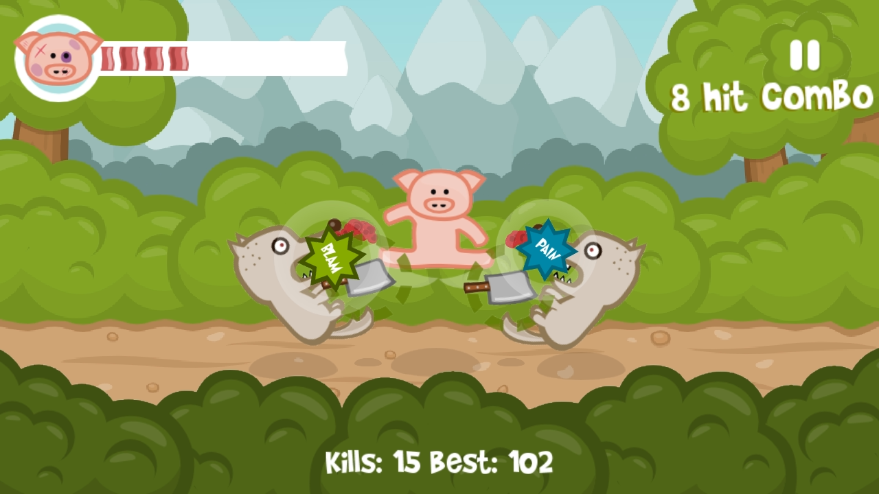 Android application Iron Snout - Fighting Piglet! screenshort