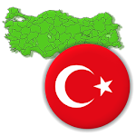 Cover Image of ดาวน์โหลด จังหวัดของตุรกี - ตำแหน่งบนแผนที่ตุรกี 1.0 APK