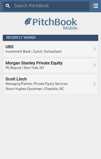 PitchBook Mobile