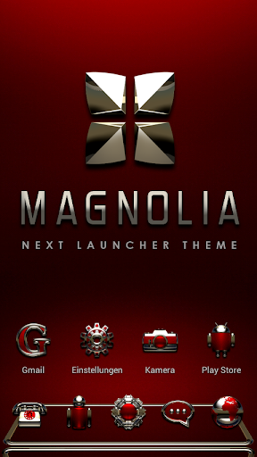 Next Launcher Theme Magnolia