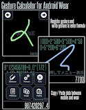Gesture Calc for Android Wear