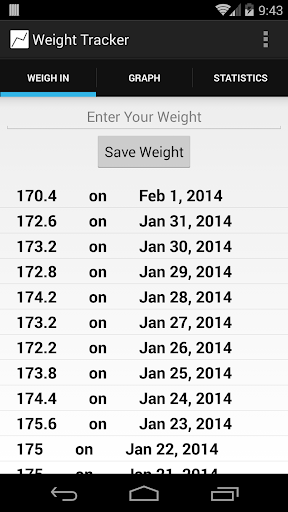 Weight Tracker