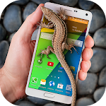 Lizard in phone funny joke Apk