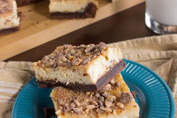 Toffee Cheesecake Bars
