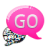 GO SMS - Glitter Sparkle mobile app icon