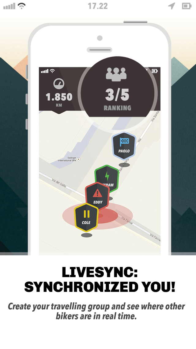 Ride the Way; motorbike routes Screen 3