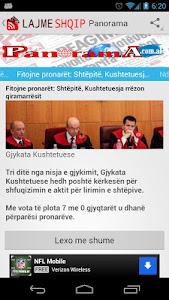 Lajme Shqip Live Albanian News screenshot 1
