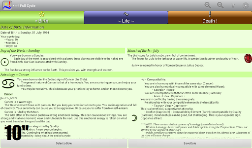 【免費生活App】*~! Full Cycle Biorhythm Plus-APP點子