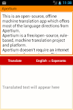 Apertium offline translator