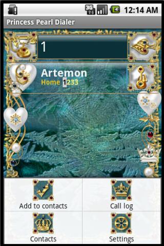 Princess Perl Dialer Screen 2