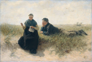 RIJKS: David Adolph Constant Artz: Boy and Girl in the Dunes 1890