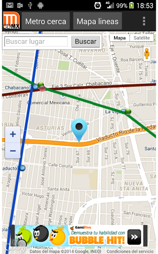 Lineas del Metro DF CDMX