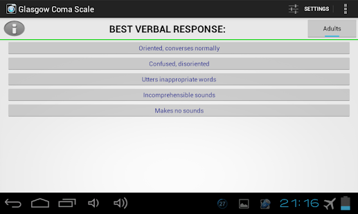 Glasgow Coma Scale PRO(圖8)-速報App