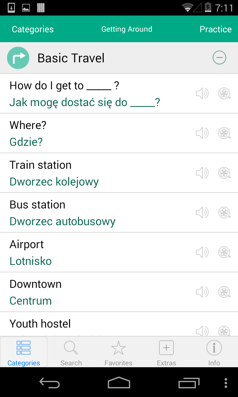 Polish Dictionary with Video Screen 2