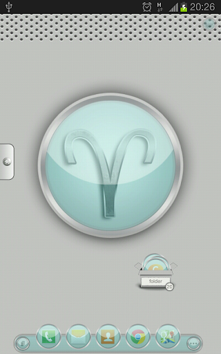 TSF Shell Theme Zodiac-blueHD