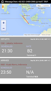 Jakarta Airport Flight Tracker Screenshots 2