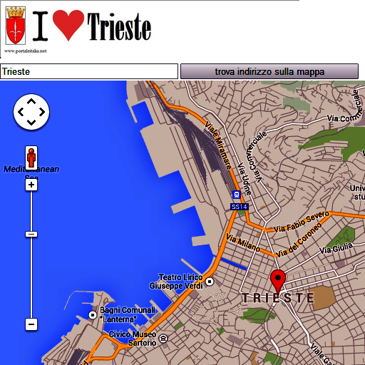 Trieste map