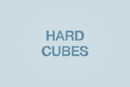 Hard Cubes