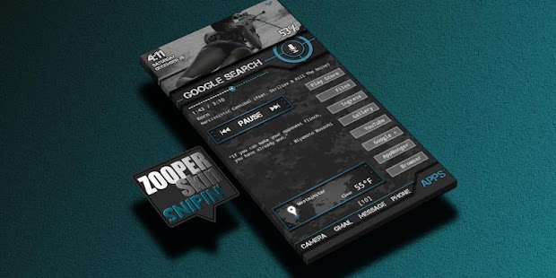 Download Snipin' Zooper Skin APK for Android