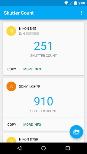 Shutter Count