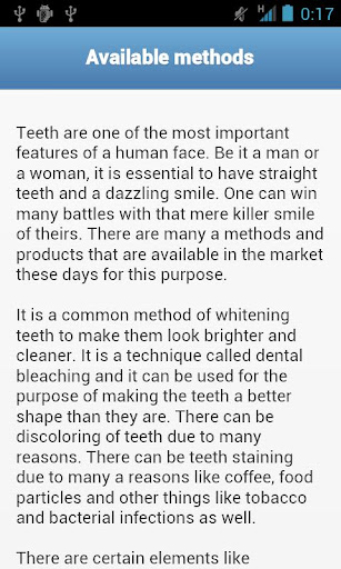 【免費健康App】Teeth Whitening Tips-APP點子