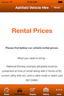 Lastest Ashfield Vehicle Hire APK