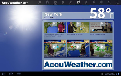 AccuWeather for Sony Tablet S(圖5)-速報App