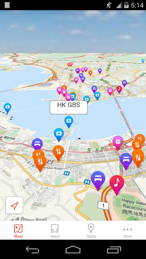 Hong Kong Offline City Map