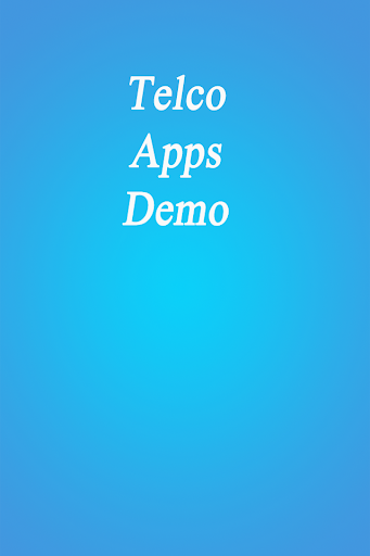 Telco Demo Apps