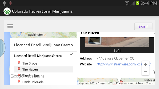Colorado Marijuana Map Ad Free