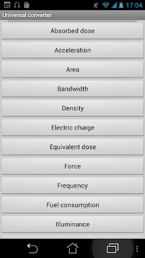 Universal units converter