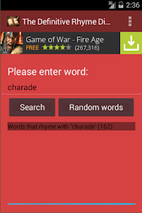 Free The Rhyme Dictionary APK for Android