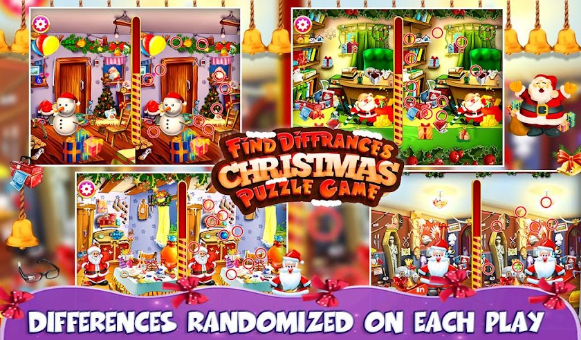 Find Differences Christmas Screen 3
