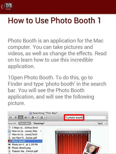 How to Use Photo Booth