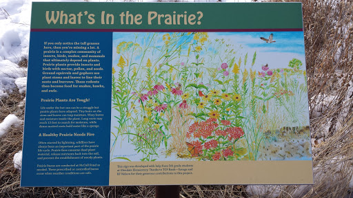 What's in The Prairie Conservation Sign