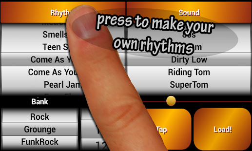 Rock Drum Machine Groove Box Screen 2