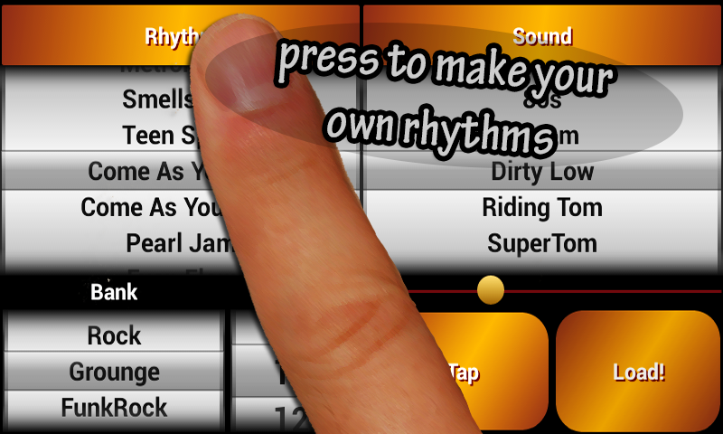 Rock Drum Machine Groove Box Screen 2