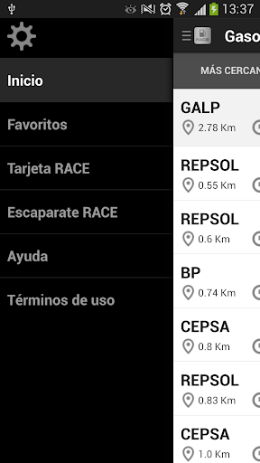 【免費交通運輸App】RACE Gasolineras-APP點子