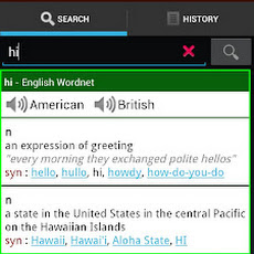 Improve your English with you smart phone, free Dictionaries for you