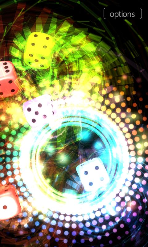 Android application Neon Dice 3D screenshort