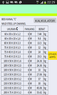 Kalkulator Tabel Berat Besi(圖4)-速報App