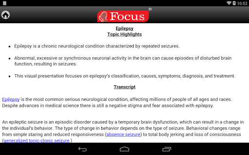 【免費醫療App】Epilepsy-An Overview-APP點子