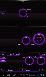 poweramp skin glow purple Screenshots 9