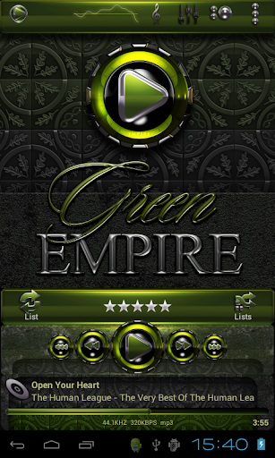 【免費生活App】Poweramp skin Green Empire-APP點子