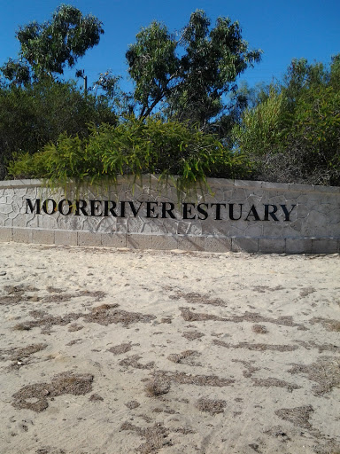 Moore River Estuary Sign