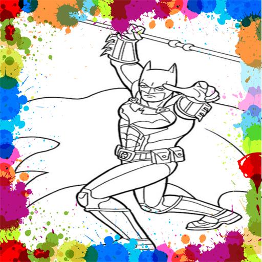 Coloring book :: Bat m Knight